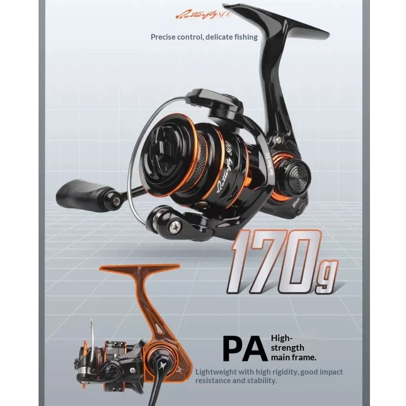 Abu Garcia Reel Revo - Moulinet spinning Butterfly taille 800, ultra