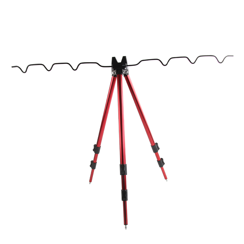Fishing Rod Casting - Support trépied en alliage d'aluminium pour